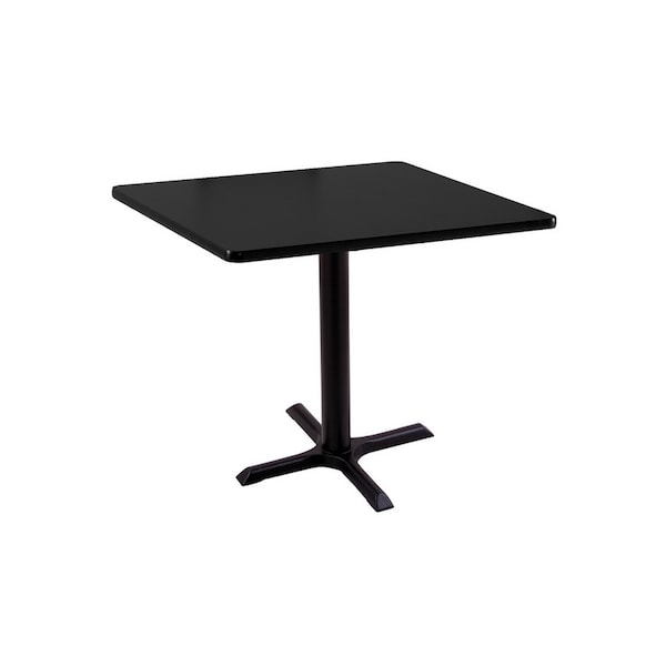 30" 211 Black Table, 30" x 30" Square Top